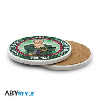 ABYstyle - One Piece Roronoa Zoro Ceramic Coasters