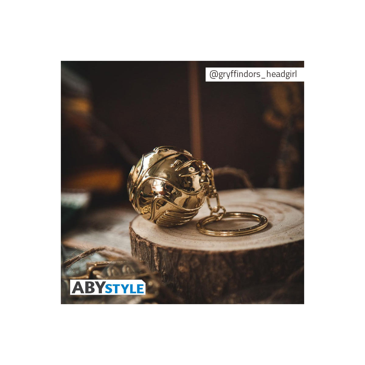 ABYstyle - HARRY POTTER 3D Golden Snitch Keychain