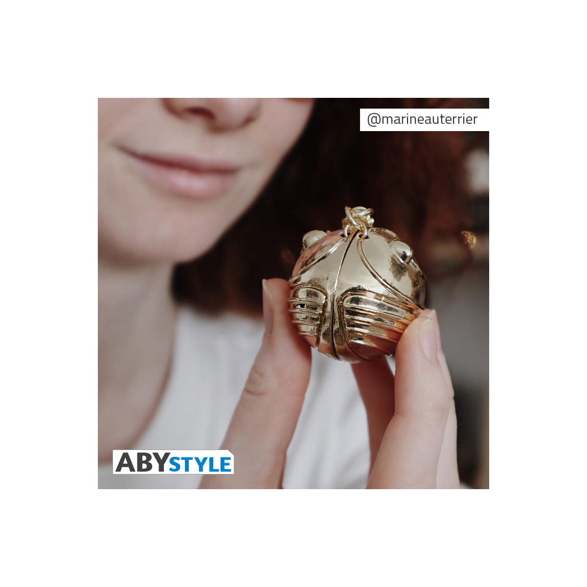 ABYstyle - HARRY POTTER 3D Golden Snitch Keychain