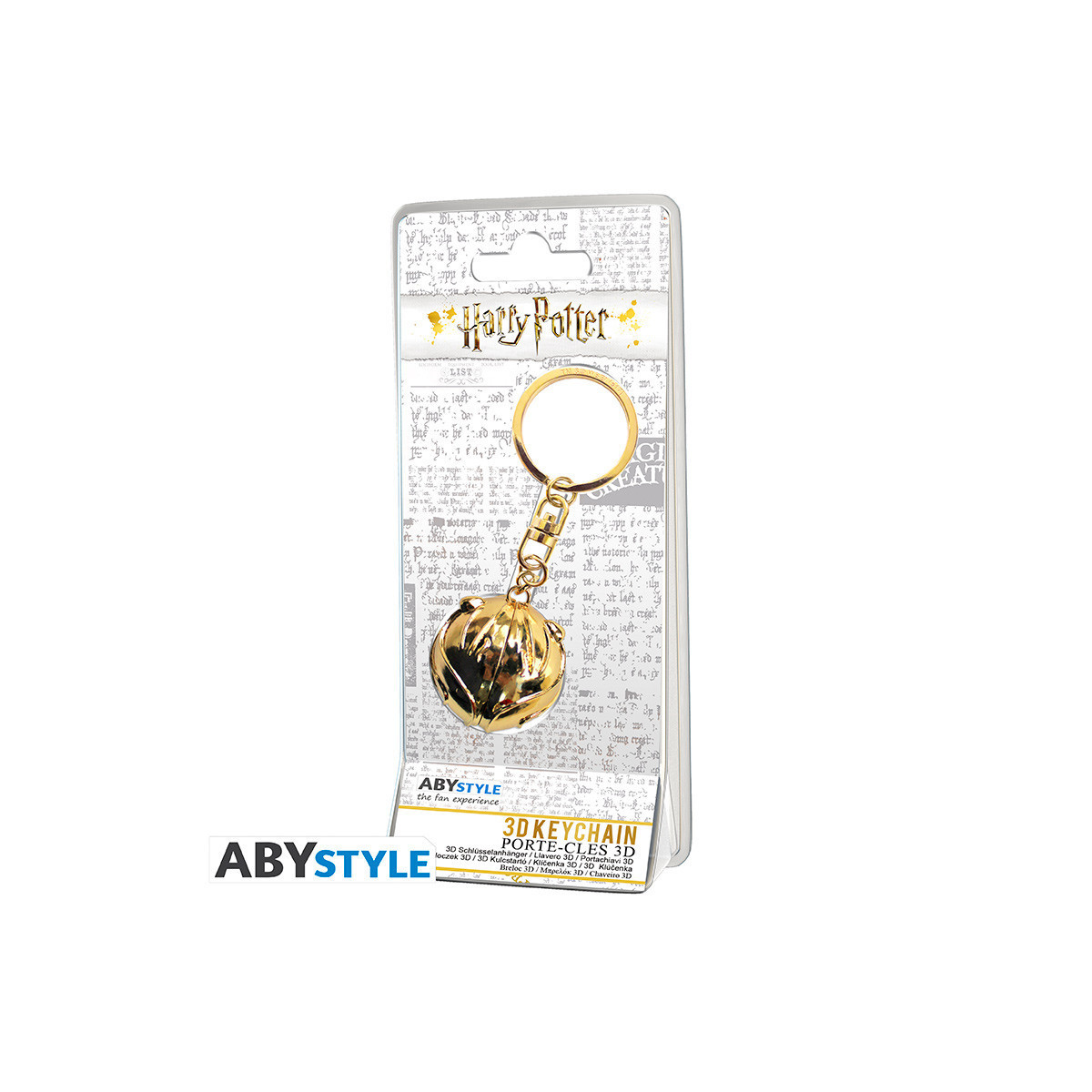 ABYstyle - HARRY POTTER 3D Golden Snitch Keychain