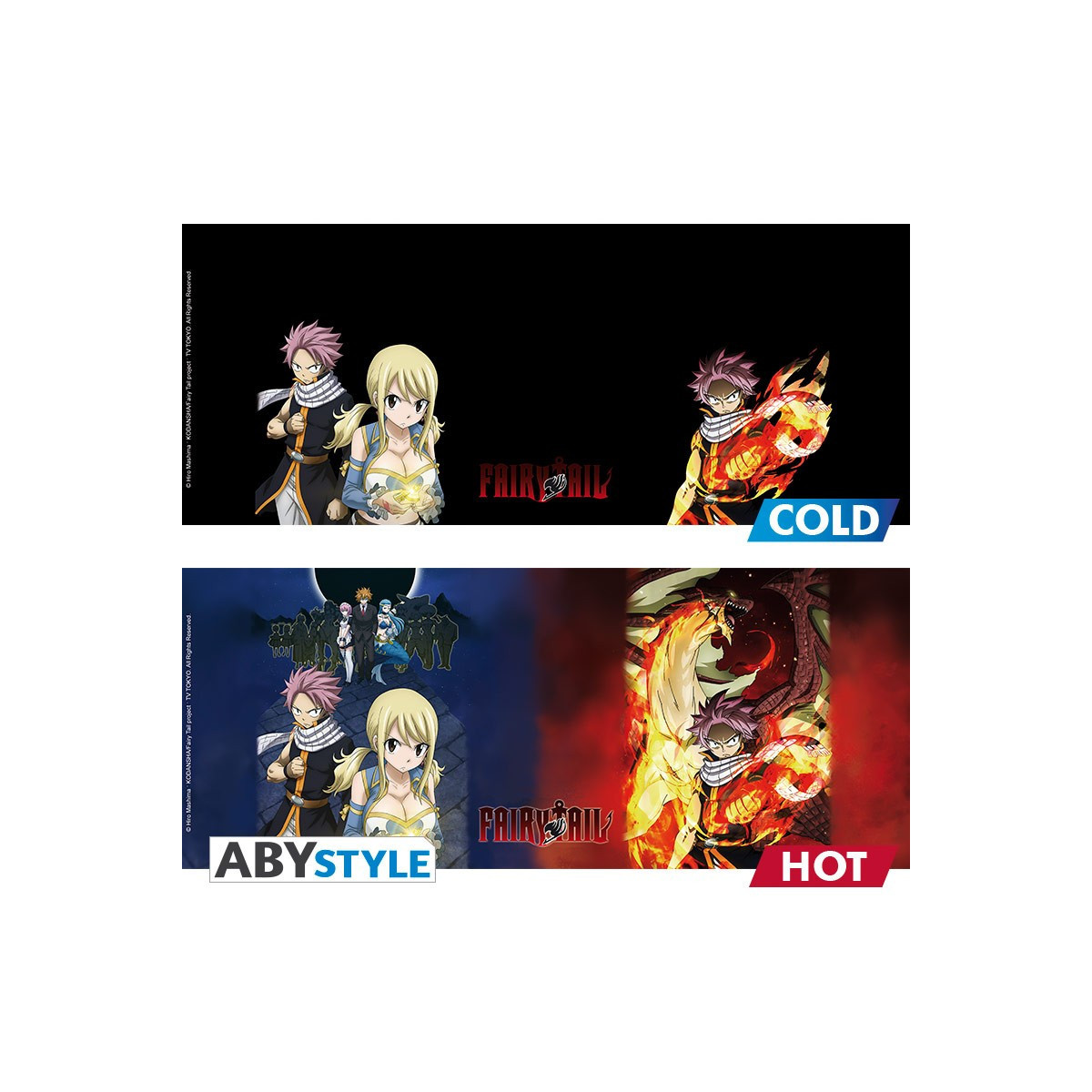 ABYstyle - Fairy Tail Natsu & Lucy Thermo-Reactive Mug