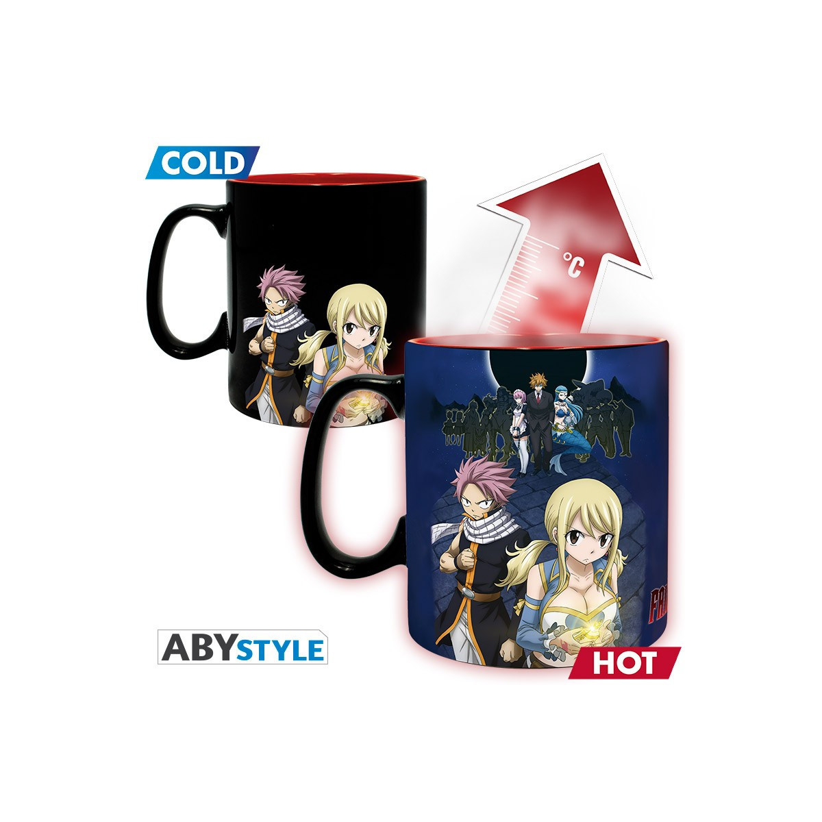 ABYstyle - Fairy Tail Natsu & Lucy Thermo-Reactive Mug