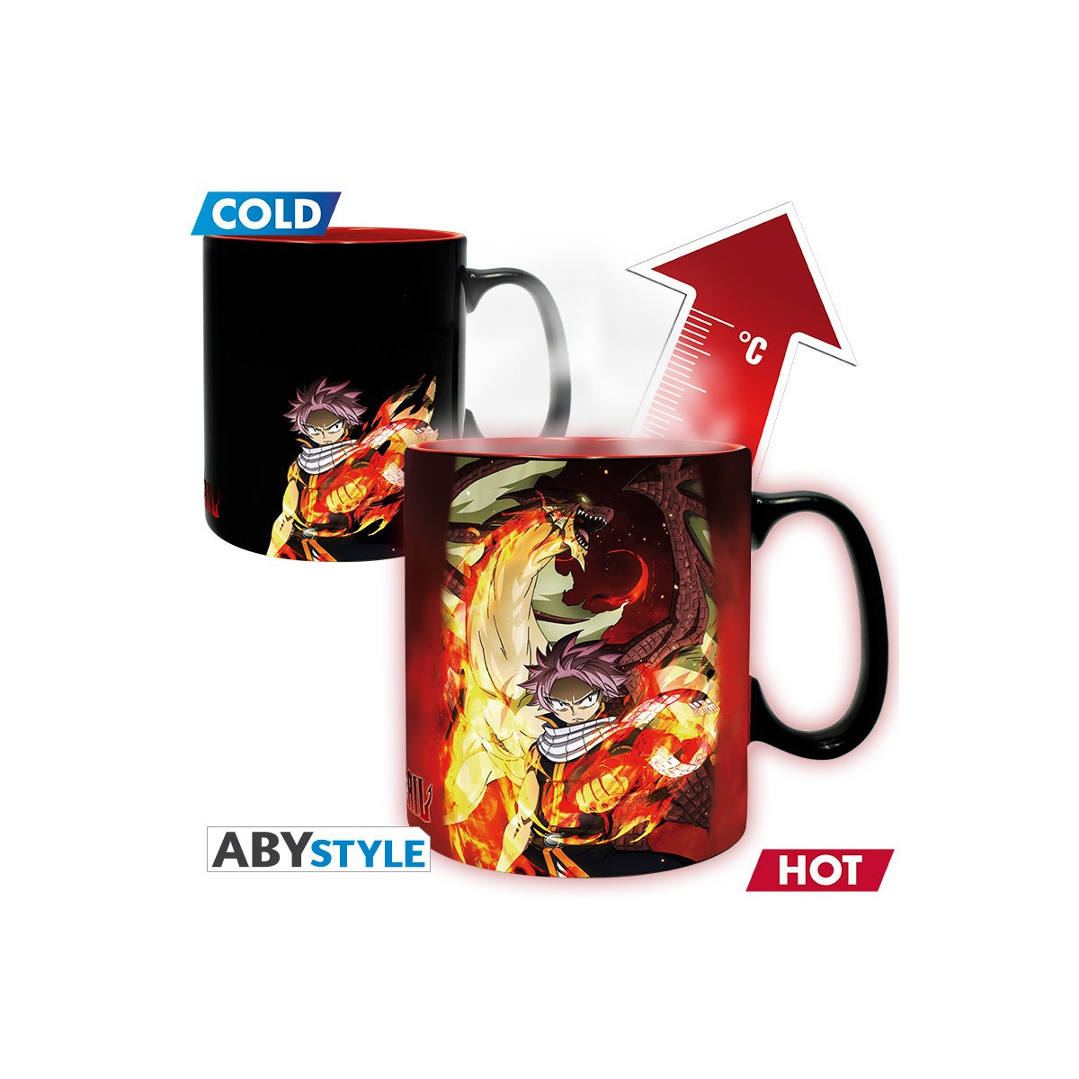 ABYstyle - Fairy Tail Natsu & Lucy Thermo-Reactive Mug