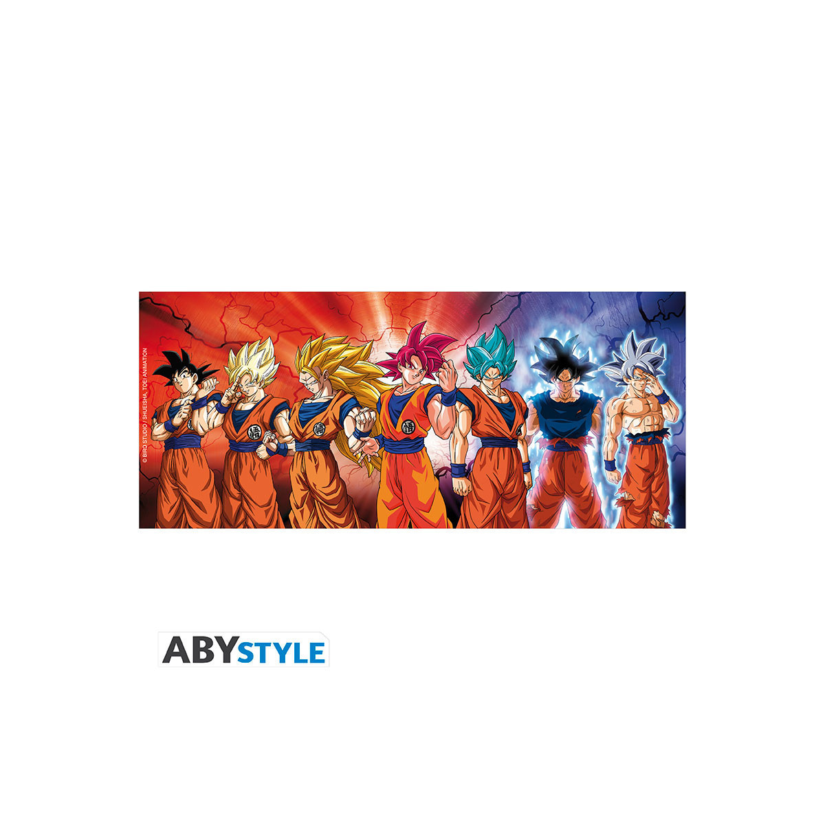 ABYstyle - Dragon Ball SUPER Mug: Goku's Transformations