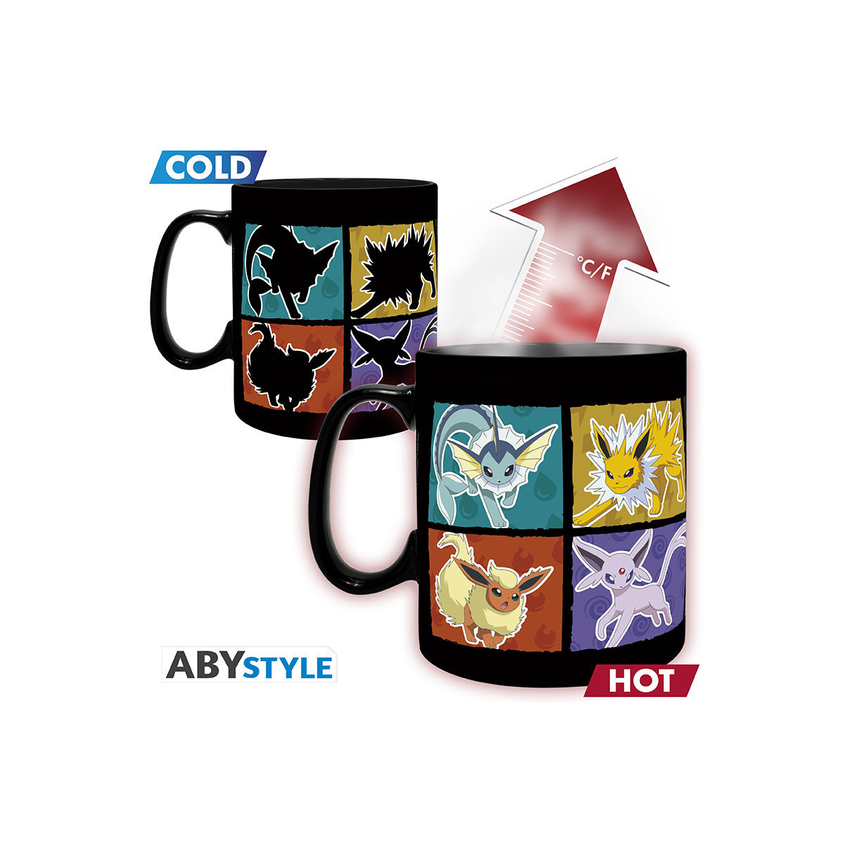 ABYstyle - Pokémon Thermo-Reactive Eevee Mug