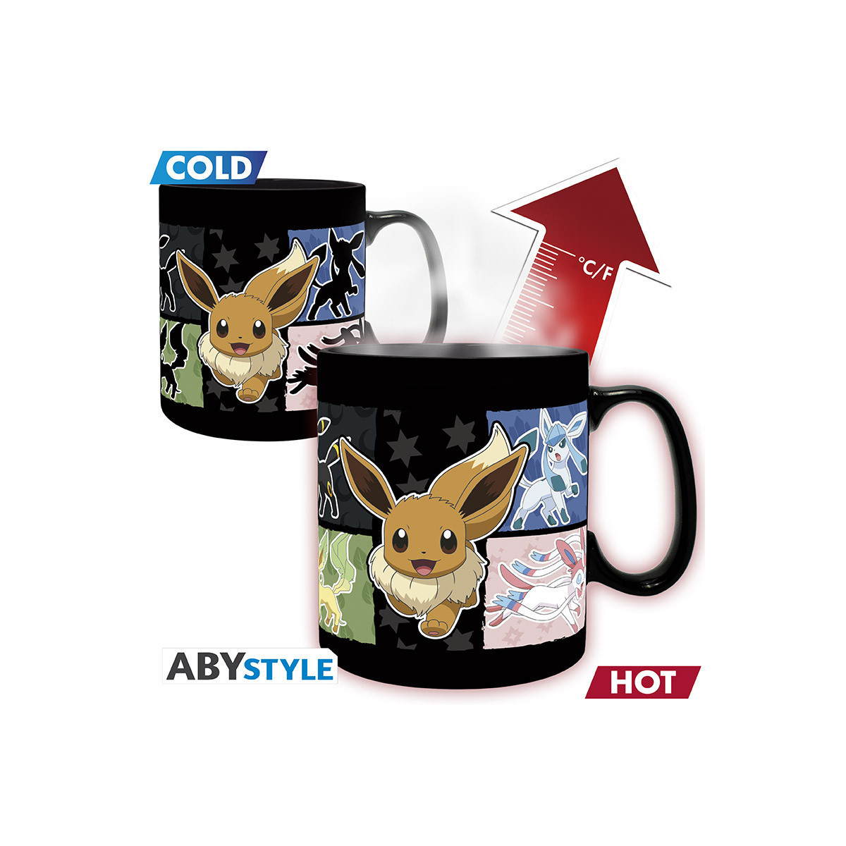 ABYstyle - Pokémon Thermo-Reactive Eevee Mug