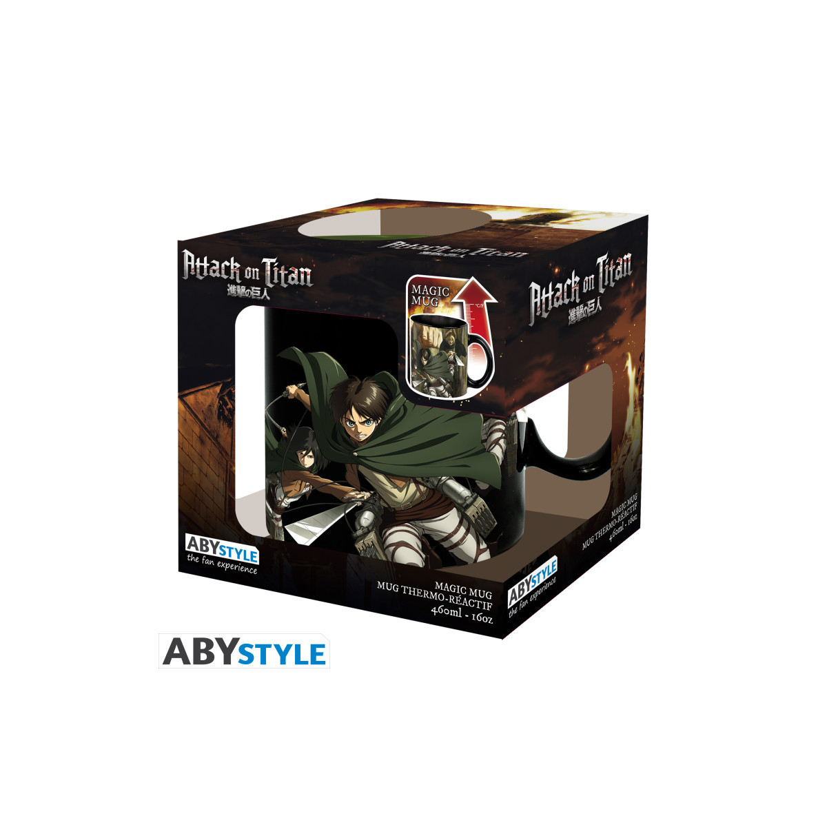 ABYstyle - ATTACK ON TITAN Eren Titan Thermoreactive Mug S3