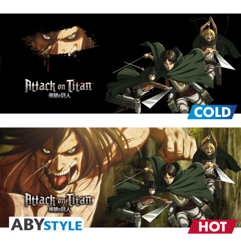 ABYstyle - ATTACK ON TITAN Eren Titan Thermoreactive Mug S3