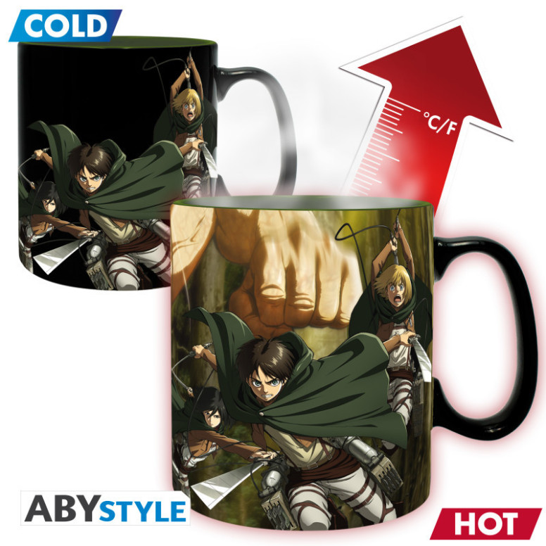 ABYstyle - ATTACK ON TITAN Eren Titan Thermoreactive Mug S3