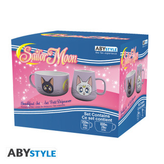 ABYstyle - Sailor Moon Luna & Artemis Breakfast Set: Mug + Bowl