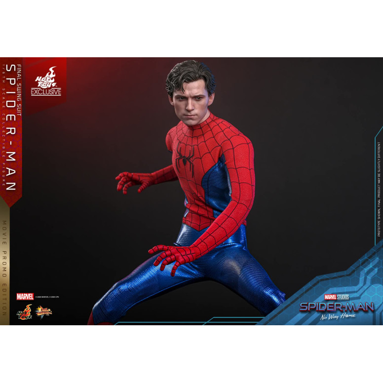 Hot Toys Exclusive - Spider-Man (Final Swing Suit) (Movie Promo Edition) 1/6 MMS862 - Marvel's Spider-Man: No Way Home