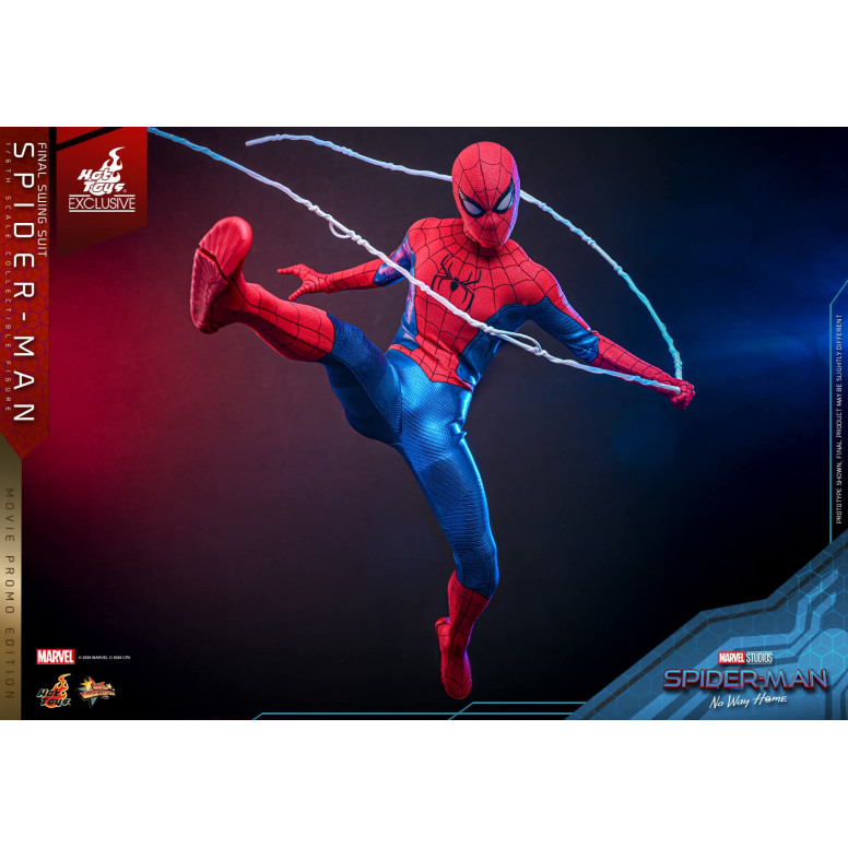 Hot Toys Exclusive - Spider-Man (Final Swing Suit) (Movie Promo Edition) 1/6 MMS862 - Marvel's Spider-Man: No Way Home