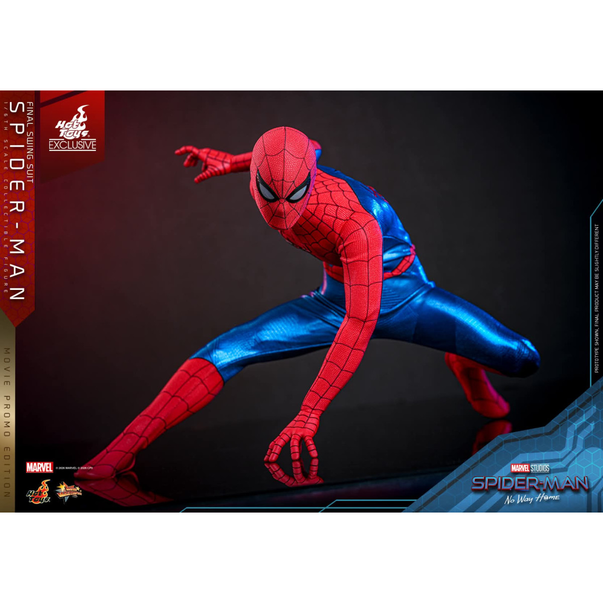 Hot Toys Exclusive - Spider-Man (Final Swing Suit) (Movie Promo Edition) 1/6 MMS862 - Marvel's Spider-Man: No Way Home