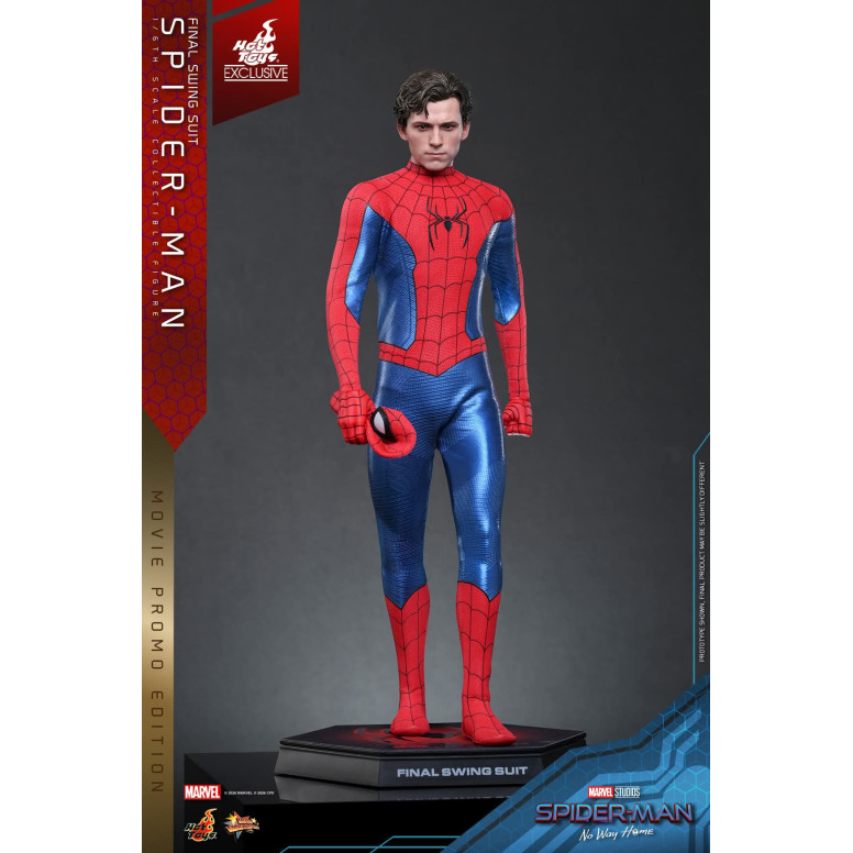 Hot Toys Exclusive - Spider-Man (Final Swing Suit) (Movie Promo Edition) 1/6 MMS862 - Marvel's Spider-Man: No Way Home
