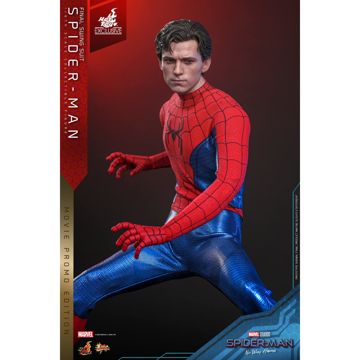 Hot Toys Exclusive - Spider-Man (Final Swing Suit) (Movie Promo Edition) 1/6 MMS862 - Marvel's Spider-Man: No Way Home