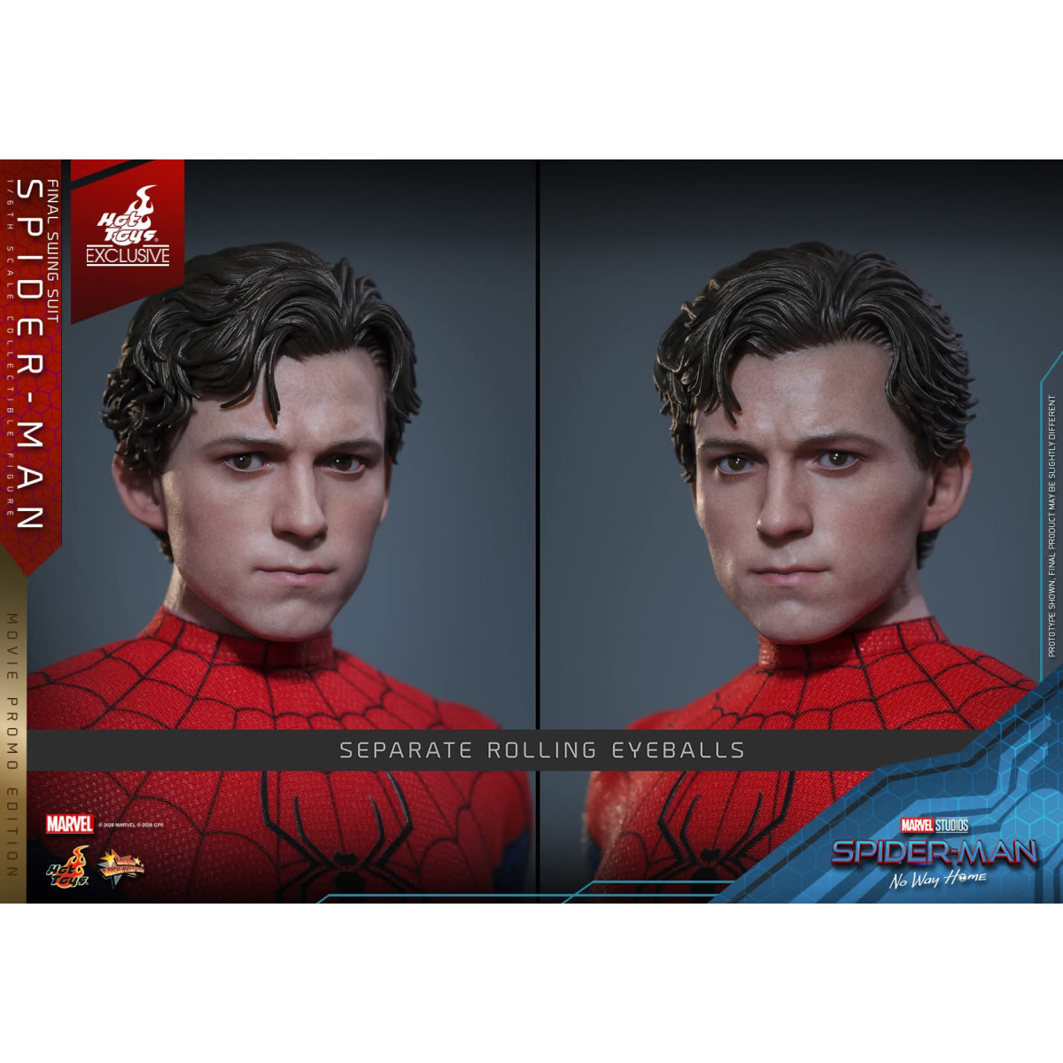 Hot Toys Exclusive - Spider-Man (Final Swing Suit) (Movie Promo Edition) 1/6 MMS862 - Marvel's Spider-Man: No Way Home