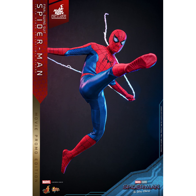 Hot Toys Exclusive - Spider-Man (Final Swing Suit) (Movie Promo Edition) 1/6 MMS862 - Marvel's Spider-Man: No Way Home
