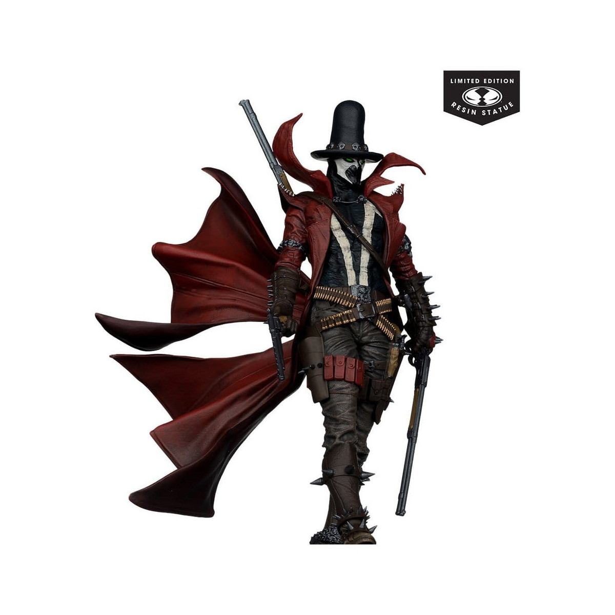 McFarlane - Gunslinger Spawn, by Todd McFarlane Black White & Red All Over statue, 1/10 scale