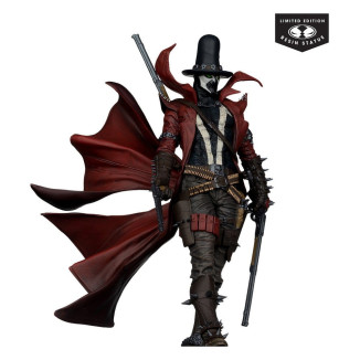 McFarlane - Gunslinger Spawn, by Todd McFarlane Black White & Red All Over statue, 1/10 scale