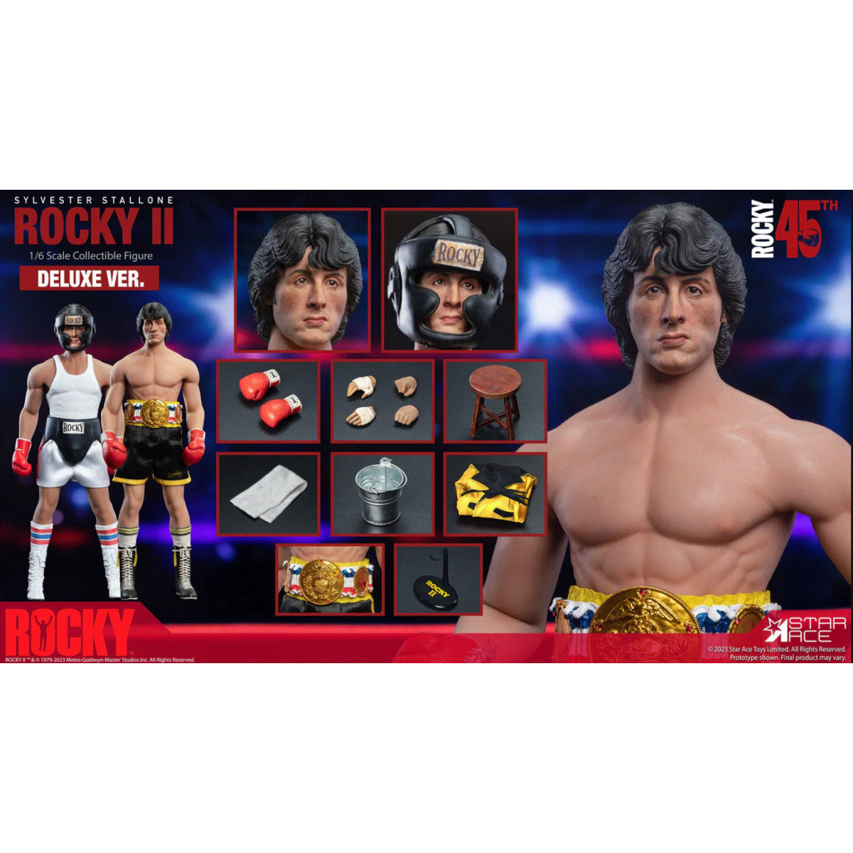 Star Ace - Rocky II - " Rocky " Deluxe Edition 1/6 Scale Figure