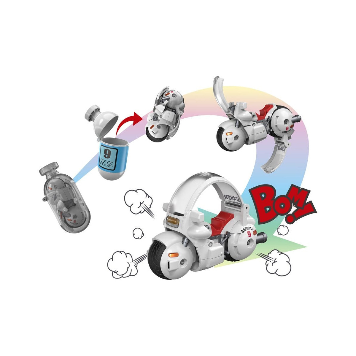 Tamashii Nations - Dragon Ball Z Changearts -  Hoi-Poi No. 9 Bulma's Motorcycle