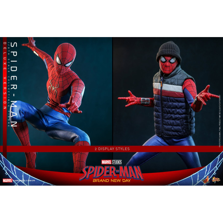 Hot Toys - Spider-Man Deluxe 1/6 Scale Figure MMS893 - Marvel's Spider-Man: Brand New Day
