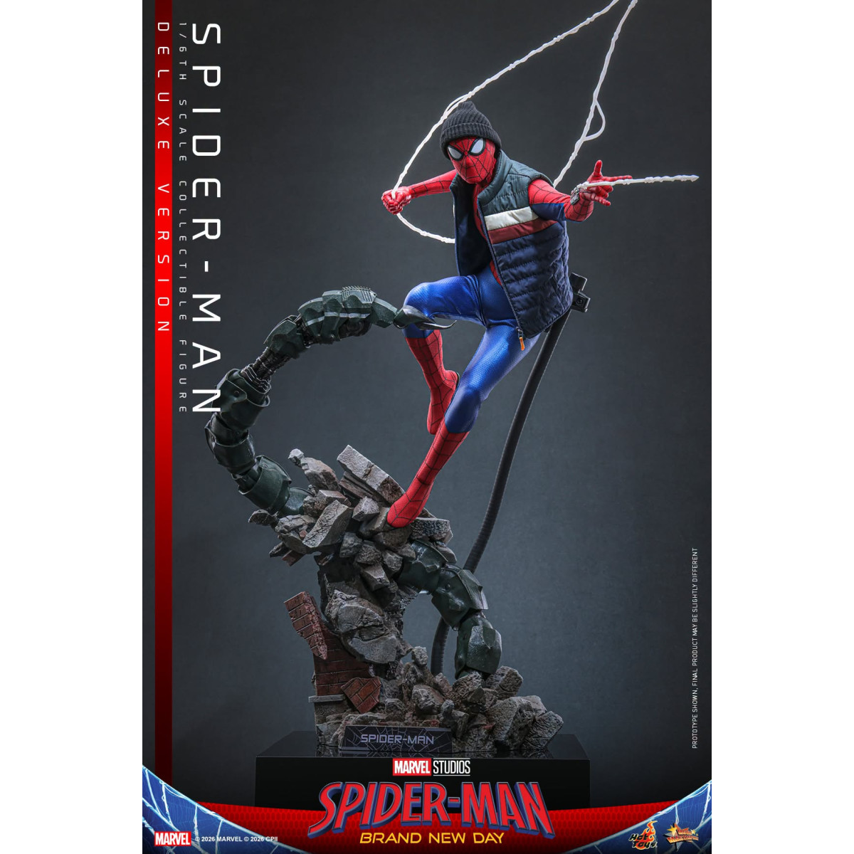 Hot Toys - Spider-Man Deluxe 1/6 Scale Figure MMS893 - Marvel's Spider-Man: Brand New Day