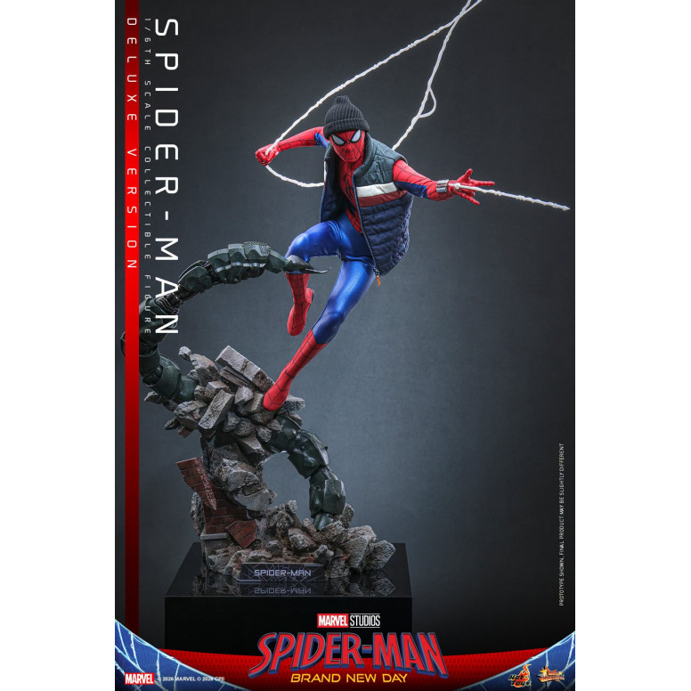 Hot Toys - Spider-Man Deluxe 1/6 Scale Figure MMS893 - Marvel's Spider-Man: Brand New Day