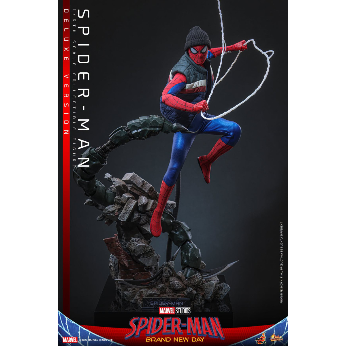 Hot Toys - Spider-Man Deluxe 1/6 Scale Figure MMS893 - Marvel's Spider-Man: Brand New Day