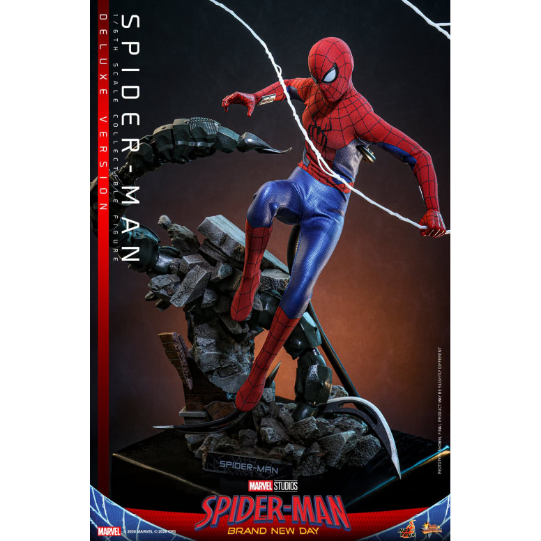 Hot Toys - Spider-Man Deluxe 1/6 Scale Figure MMS893 - Marvel's Spider-Man: Brand New Day