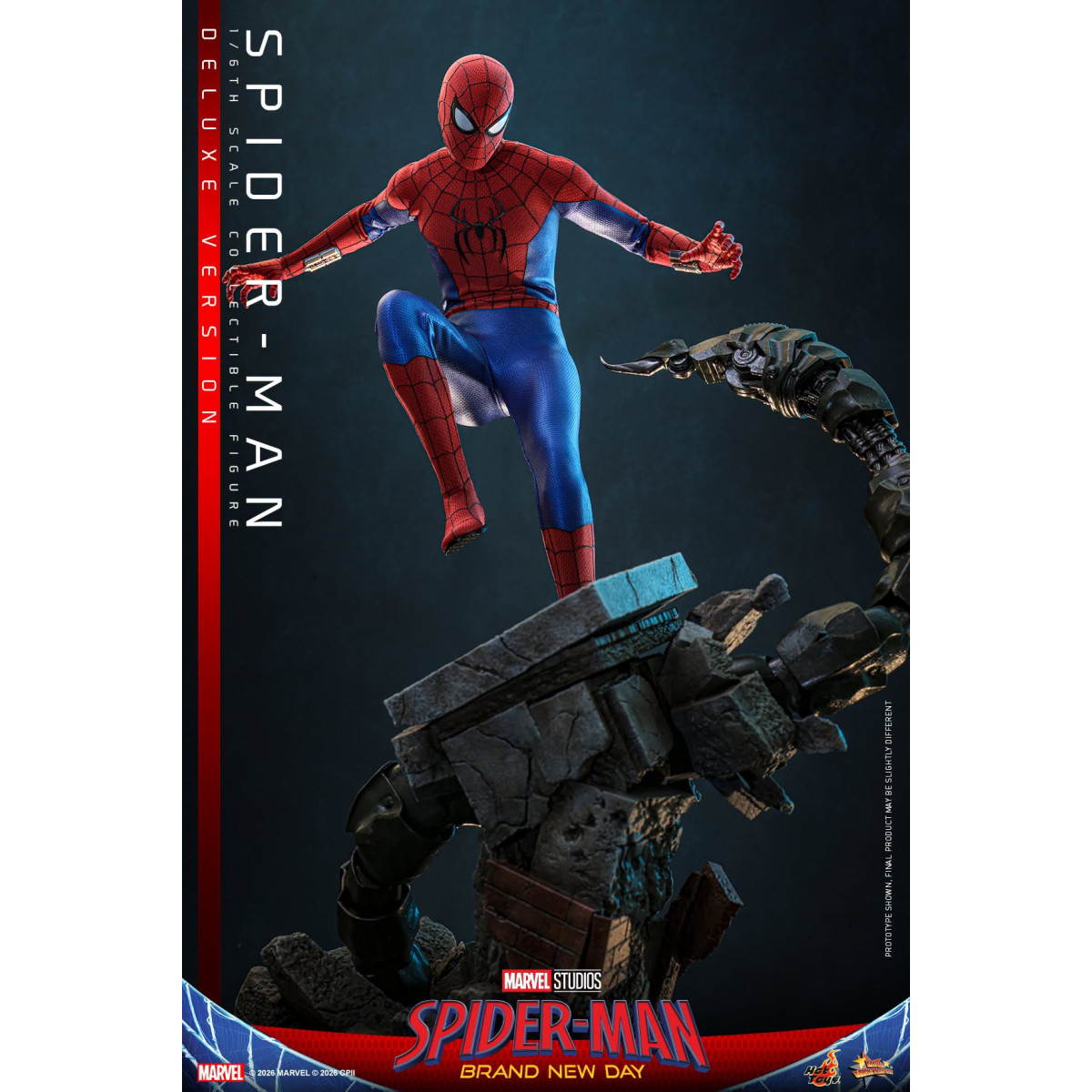 Hot Toys - Spider-Man Deluxe 1/6 Scale Figure MMS893 - Marvel's Spider-Man: Brand New Day