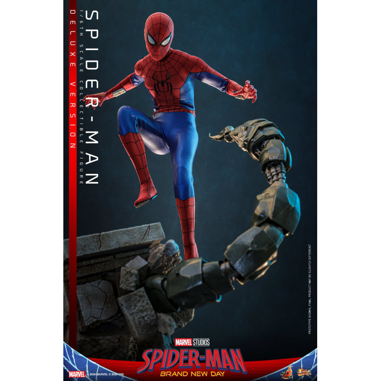 Hot Toys - Spider-Man Deluxe 1/6 Scale Figure MMS893 - Marvel's Spider-Man: Brand New Day