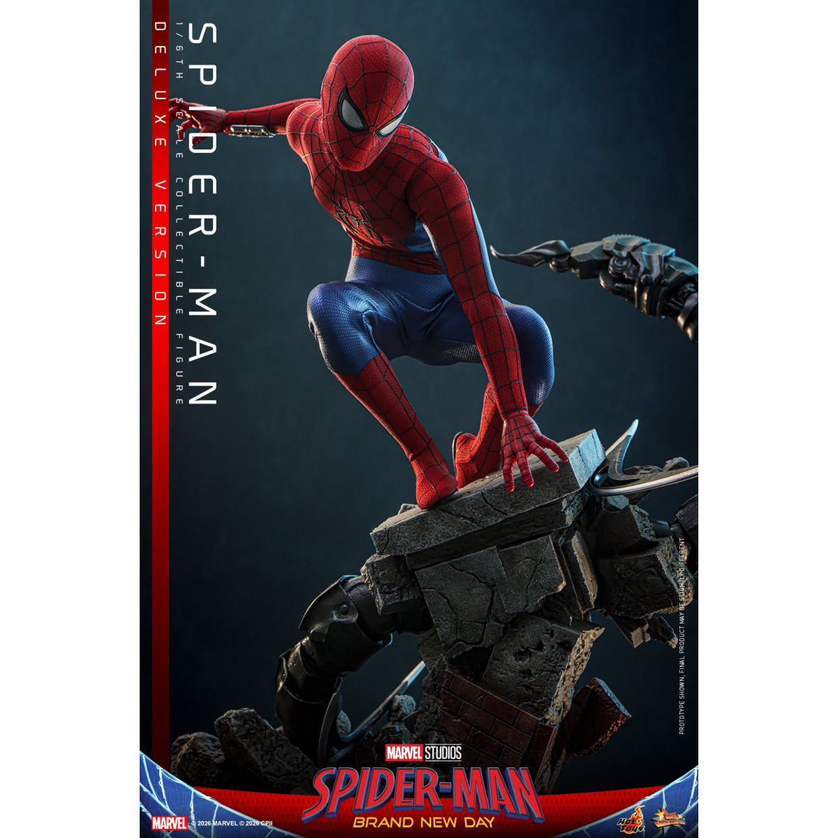 Hot Toys - Spider-Man Deluxe 1/6 Scale Figure MMS893 - Marvel's Spider-Man: Brand New Day