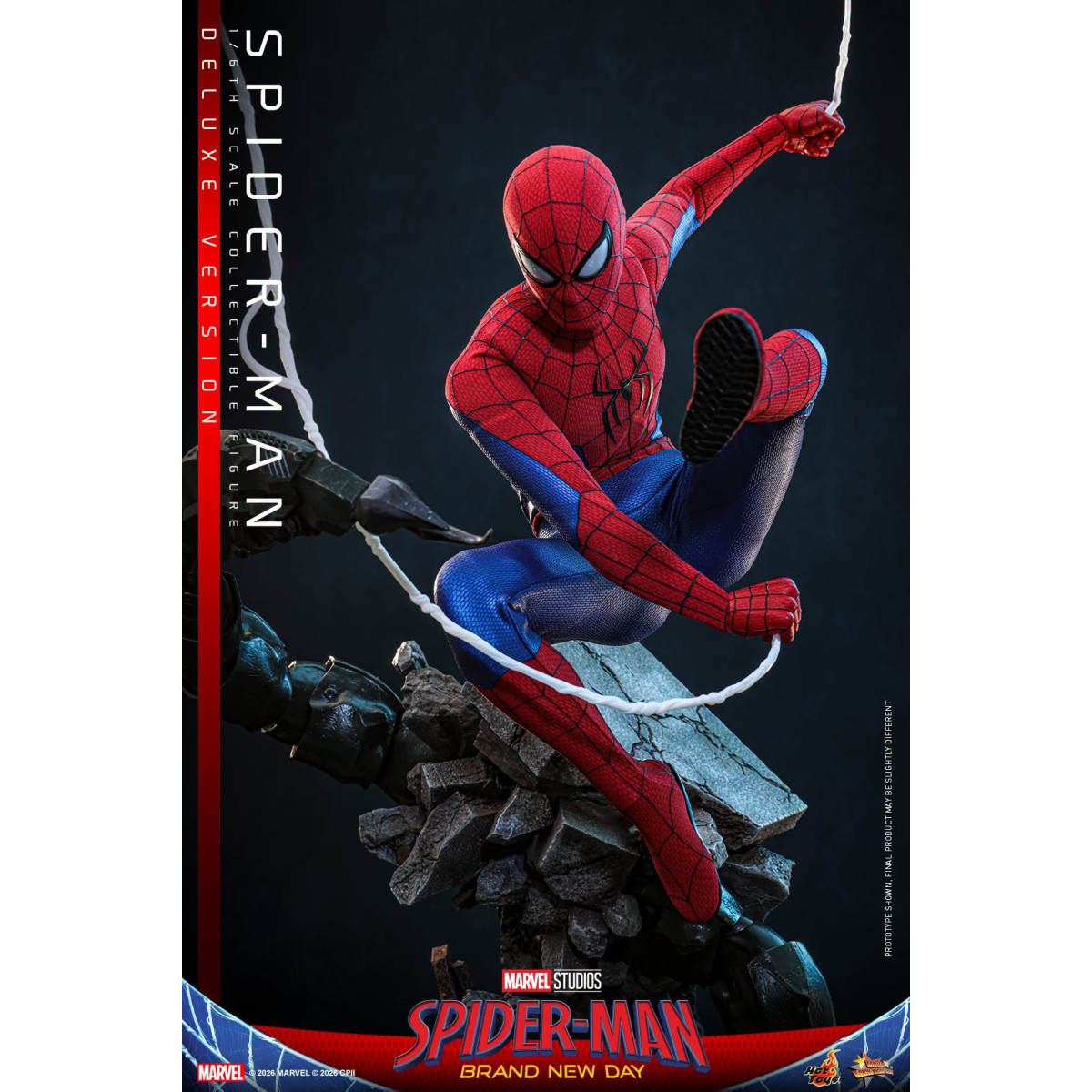 Hot Toys - Spider-Man Deluxe 1/6 Scale Figure MMS893 - Marvel's Spider-Man: Brand New Day
