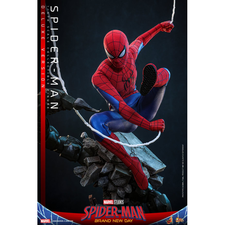 Hot Toys - Spider-Man Deluxe 1/6 Scale Figure MMS893 - Marvel's Spider-Man: Brand New Day