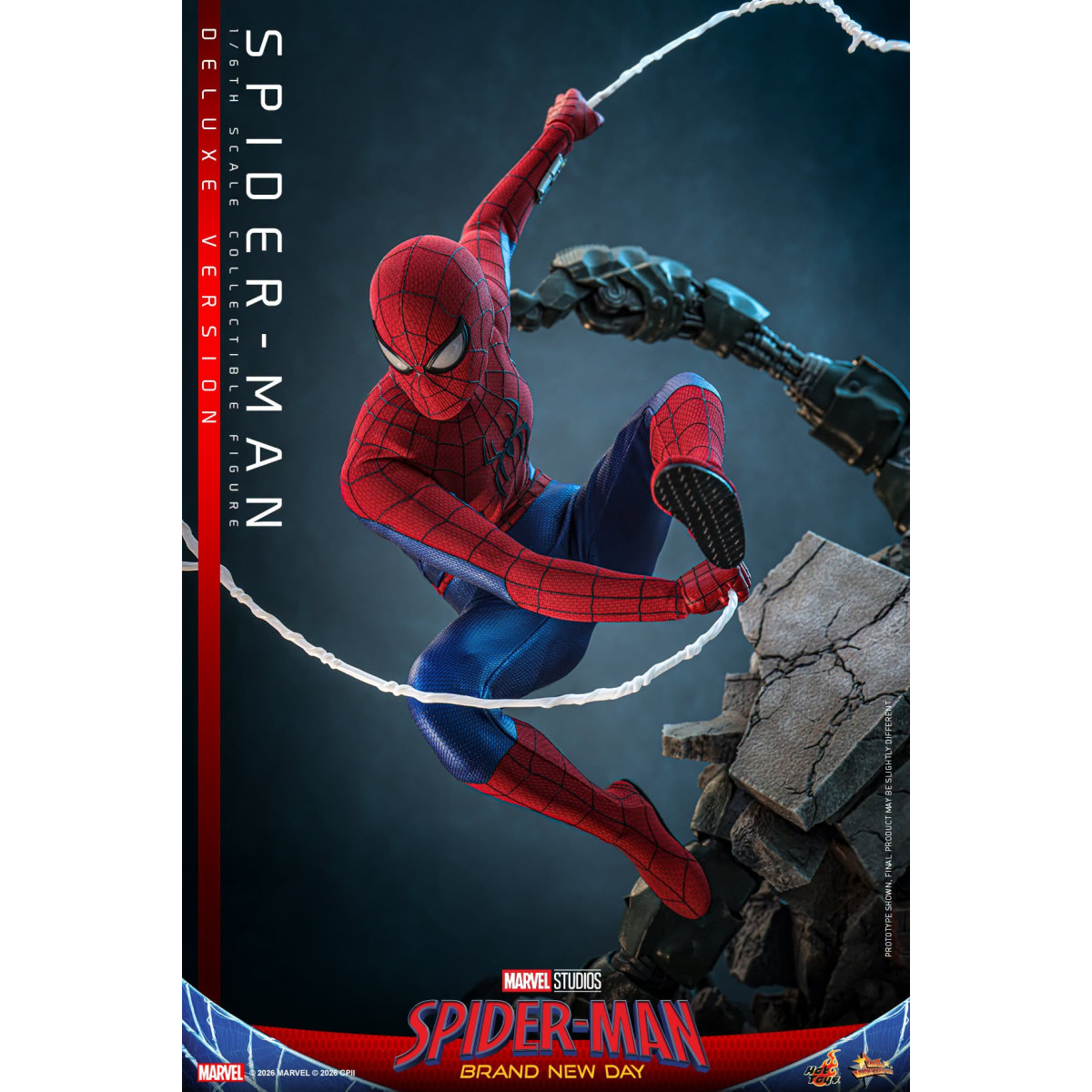 Hot Toys - Spider-Man Deluxe 1/6 Scale Figure MMS893 - Marvel's Spider-Man: Brand New Day
