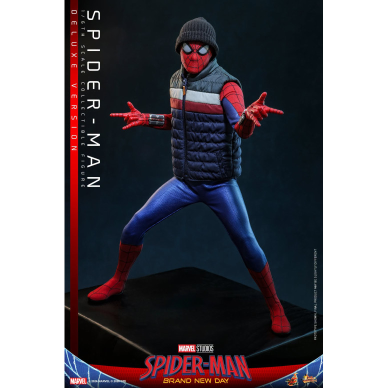 Hot Toys - Spider-Man Deluxe 1/6 Scale Figure MMS893 - Marvel's Spider-Man: Brand New Day