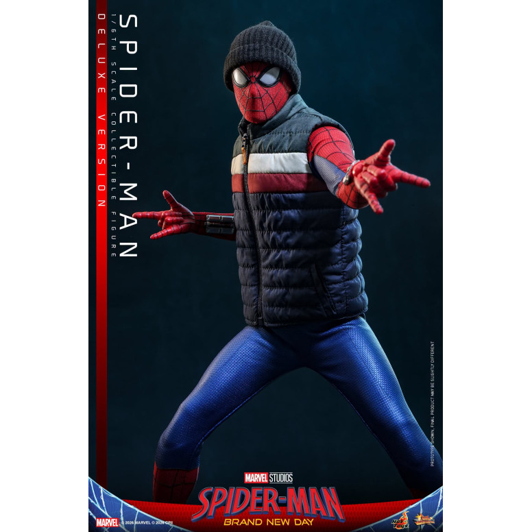 Hot Toys - Spider-Man Deluxe 1/6 Scale Figure MMS893 - Marvel's Spider-Man: Brand New Day