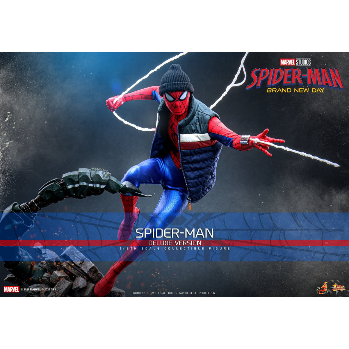 Hot Toys - Spider-Man Deluxe 1/6 Scale Figure MMS893 - Marvel's Spider-Man: Brand New Day