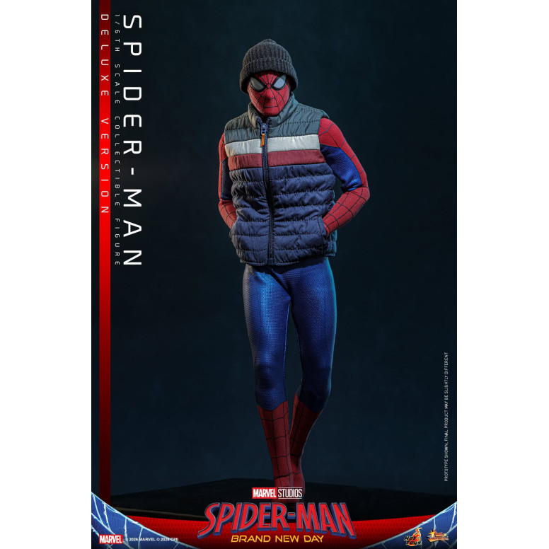 Hot Toys - Spider-Man Deluxe 1/6 Scale Figure MMS893 - Marvel's Spider-Man: Brand New Day