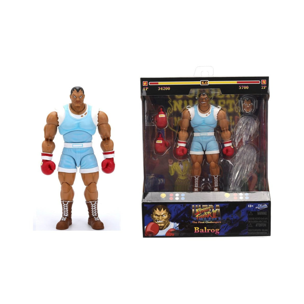 Jada Toys - BALROG 1/12 - Ultra- Street Fighter II: The Final Challengers - Series 5