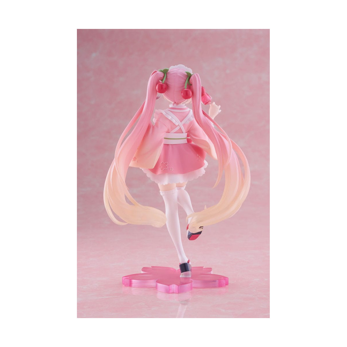 Taito AMP Fig - Hatsune Miku - Newly Written Sakura Miku Japanese Cafe Ver. Reissue