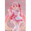 Taito AMP Fig - Hatsune Miku - Newly Written Sakura Miku Japanese Cafe Ver. Reissue