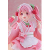 Taito AMP Fig - Hatsune Miku - Newly Written Sakura Miku Japanese Cafe Ver. Reissue