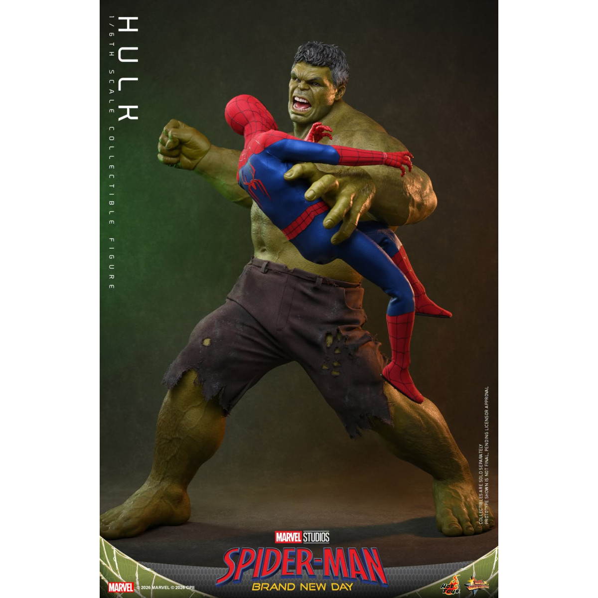Hot Toys - 1/6 Scale " Hulk " MMS905 - Marvel's Spider-Man: Brand New Day