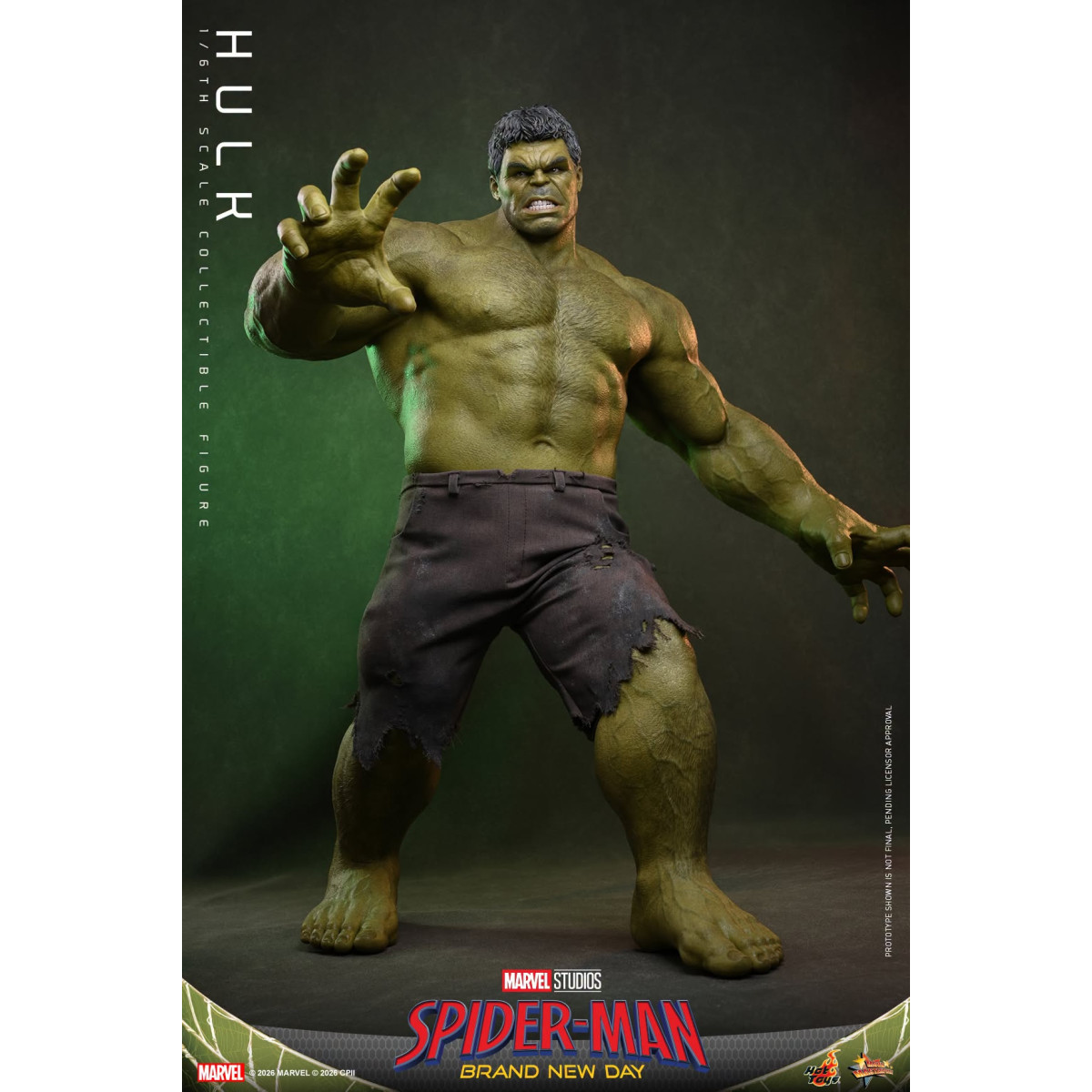 Hot Toys - 1/6 Scale " Hulk " MMS905 - Marvel's Spider-Man: Brand New Day