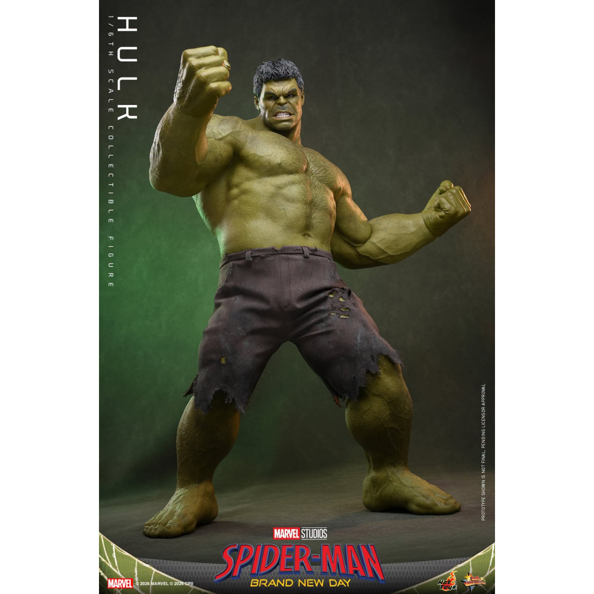 Hot Toys - 1/6 Scale " Hulk " MMS905 - Marvel's Spider-Man: Brand New Day