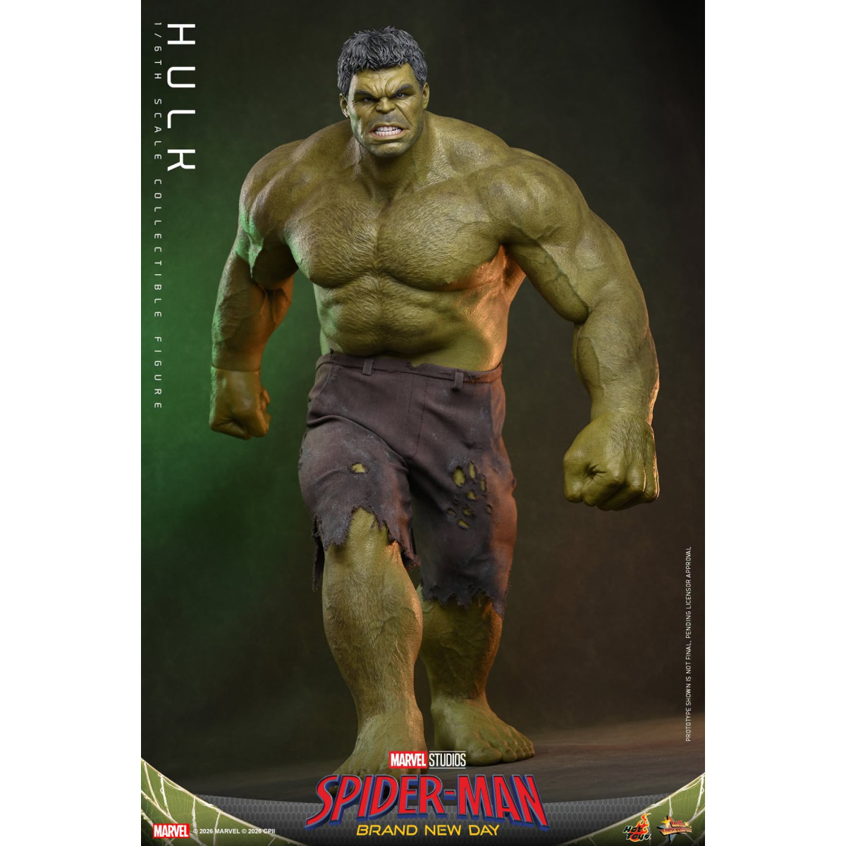 Hot Toys - 1/6 Scale " Hulk " MMS905 - Marvel's Spider-Man: Brand New Day