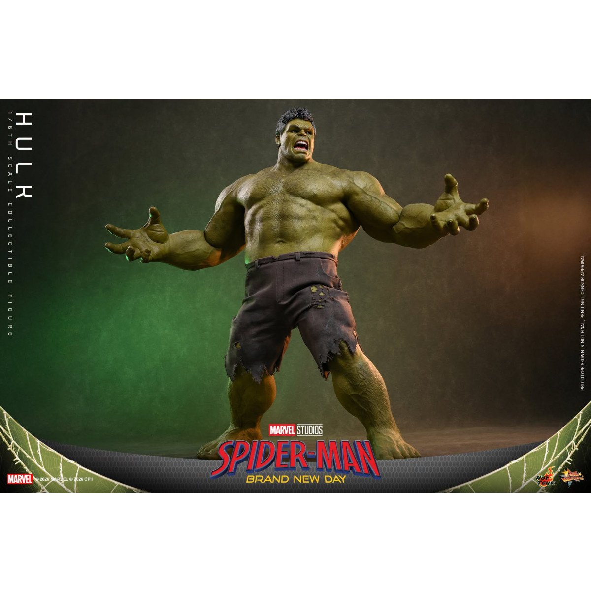 Hot Toys - 1/6 Scale " Hulk " MMS905 - Marvel's Spider-Man: Brand New Day