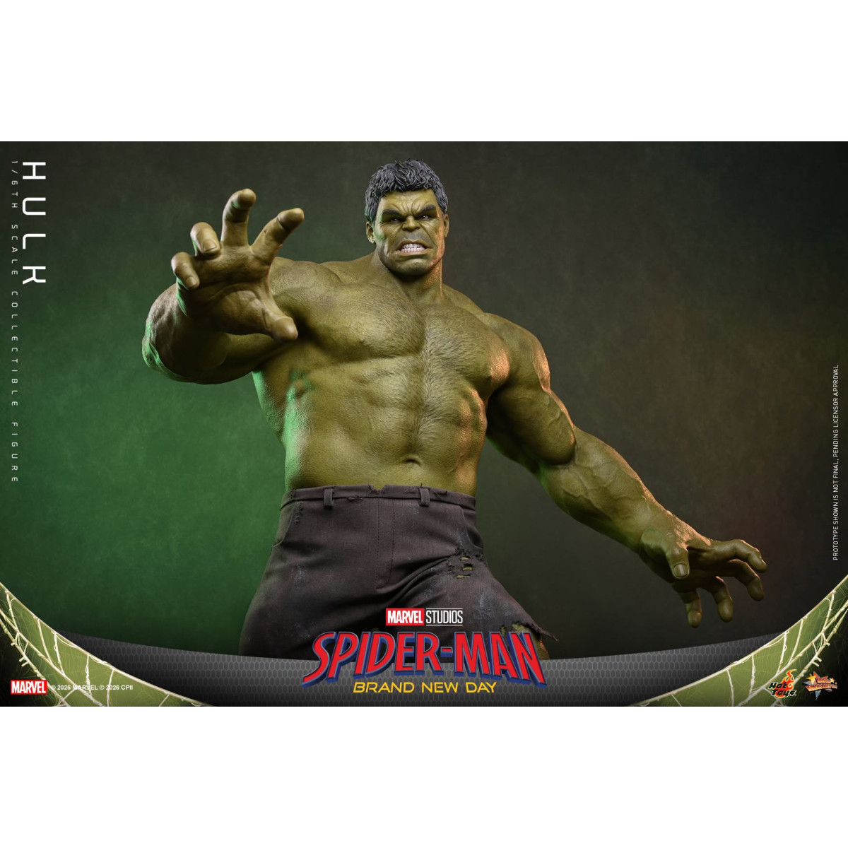 Hot Toys - 1/6 Scale " Hulk " MMS905 - Marvel's Spider-Man: Brand New Day